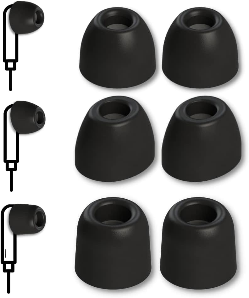 

Comply Variety Pack pair each of and 3 pairs of small earbuds with Tech Defender for sound comfortable and protection VP-200 (1 TZ, TRZ, TOZ) -