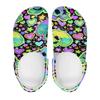 White EVA Clogs with Halloween Ghost Print, Lightweight Slip On Garden Shoes, Breathable Beach Sandals, Indoor Outdoor Slippers for Men Women