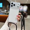 Crossbody Lanyard Shockproof Case For iphone 17 Air 16 16E 15 14 13 12 11 Pro Max Plus Silicone Soft TPU Clear Back Cover