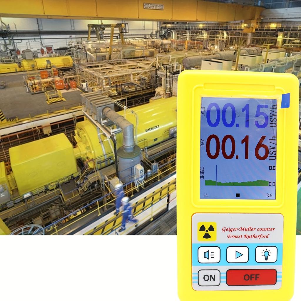 BR-6 Handheld Geiger Counter Nuclear Radiation Detector Personals Radiation Dosimeter Marble Detectors Beta Gamma X-ray Tester