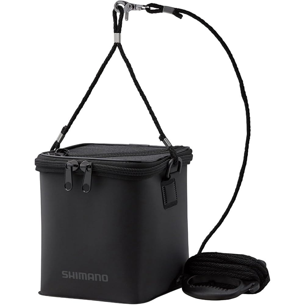 Shimano BK-001X Mesh Bait Bucket Black 19cm Fishing Accessory