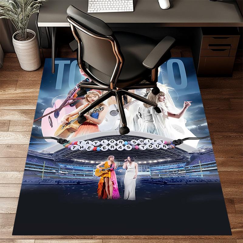 1pc Taylor Swift2 Design Printed Area Rug Carpet for Bedroom Living Room Home Decor Rugs Mat Non Slip Mat Rug for Bedside