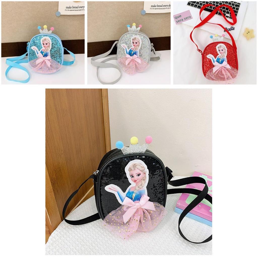 Charming Princess Style Nylon Crossbody Bag For Girls Perfect For Casual Use And Outdoor Adventures In Vibrant Colors