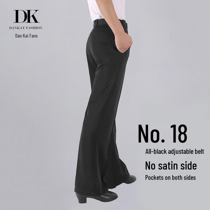 

Мужские брюки для современного танца: Маленькая нога и прямой крой для латиноамериканских, бальных и квадратных танцев Size 36 Waist 2ft 7in