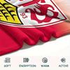 1 Stuk Stuttgart Voetbalclub Print Flanellen Deken Hoge Kwaliteit Warm Comfortabel Deksel voor Alle Seizoenen Perfect voor Cadeaus Woondecoratie