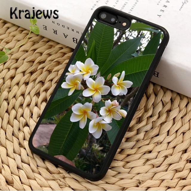 Krajews Frangipani Tropical Flowers For iPhone 17 Air 16 Phone Case Cover 15 14 plus 12 13 pro max coque Fundas