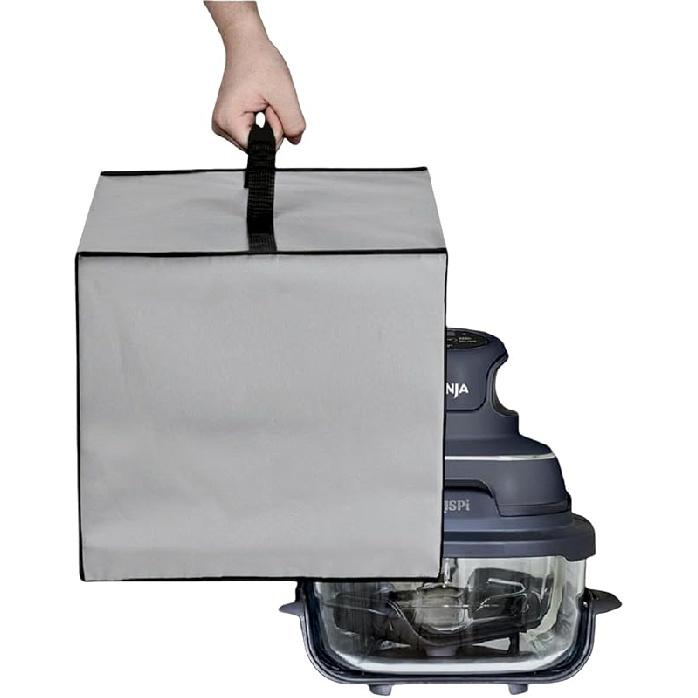 Сверхпрочный термостойкий водонепроницаемый пыленепроницаемый чехол для аэрофритюрницы Ninja Crispi FN101GY (черный) серебряный серый