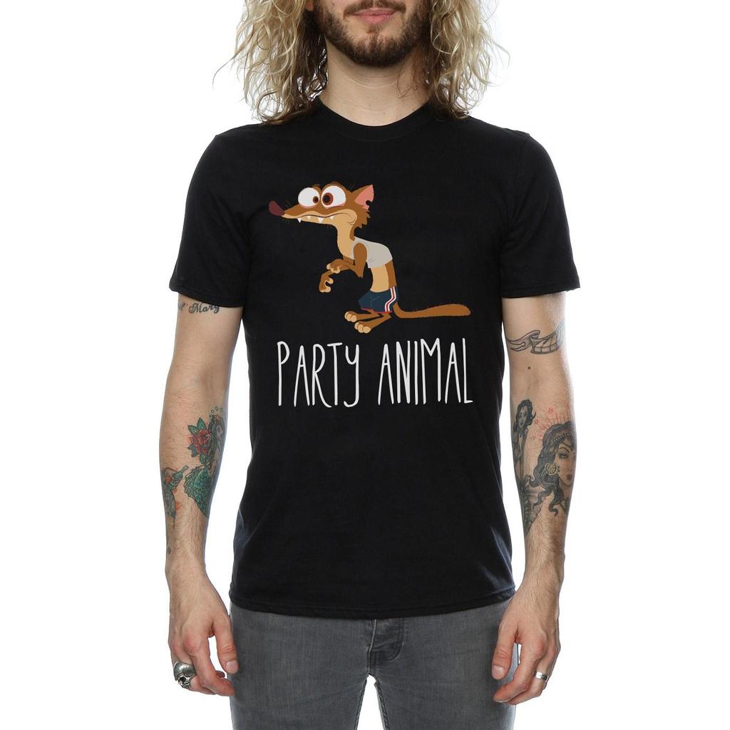 Zootropolis Mens Party Animal Cotton T-Shirt