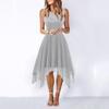 Übergroßes Tank Top Formelles Anlasskleid Für Frauen Übergröße Sommer Herbst Langer Rock Damenbekleidung Sexy Abendparty Vintage