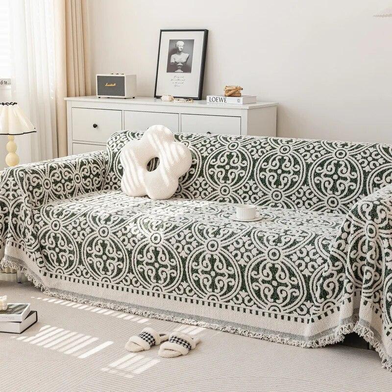 

Новое французское диванное полотенце, пылезащитное синельное мягкое плюшевое полотенце для дивана, полное покрытие, встроенная подушка для дивана, одеяло с защитой от кошачьих царапин 180x230cm1pcs