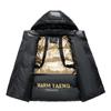 Black and Gold Cotton-padded Clothes Men's Winter Thickened Warm Windproof Cotton-padded Clothes Couple Hooded Versatile Casual Padded Jacket