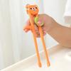 3/1 Pezzi Bacchette da Apprendimento Cartone Animato per Bambini Animale Carino Bacchette Elementari Bacchette di Grado Alimentare per Allenamento Stoviglie per Bambini