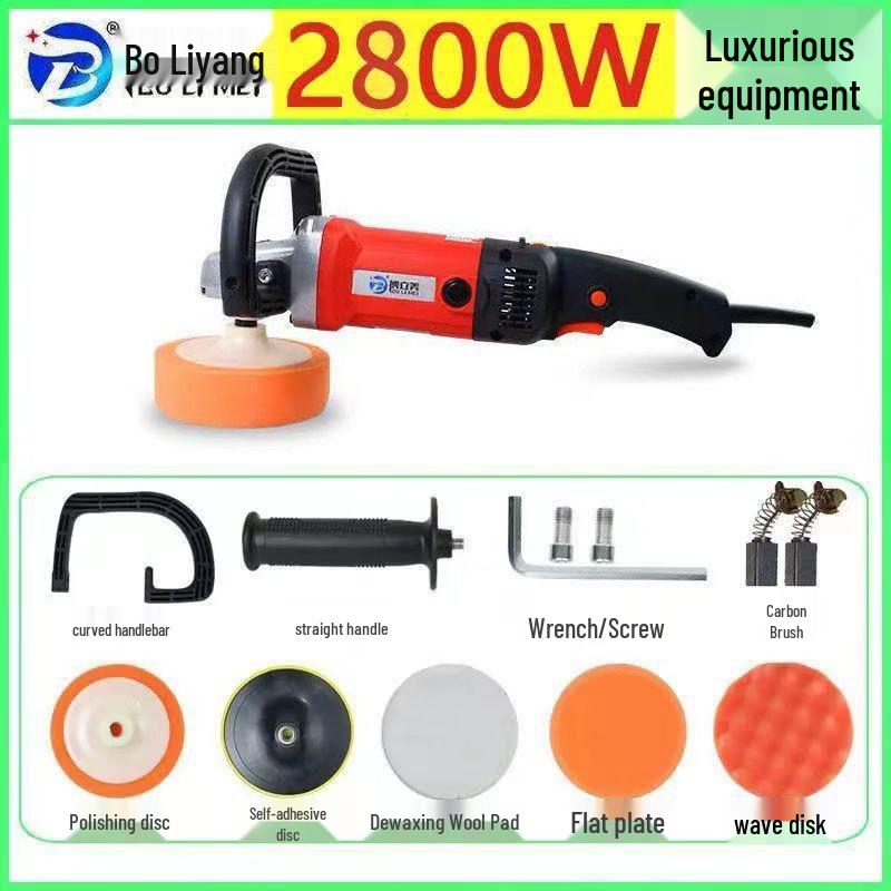 Electric Mini Car Polisher Waxing Tool for Scratch Repair and Household Use