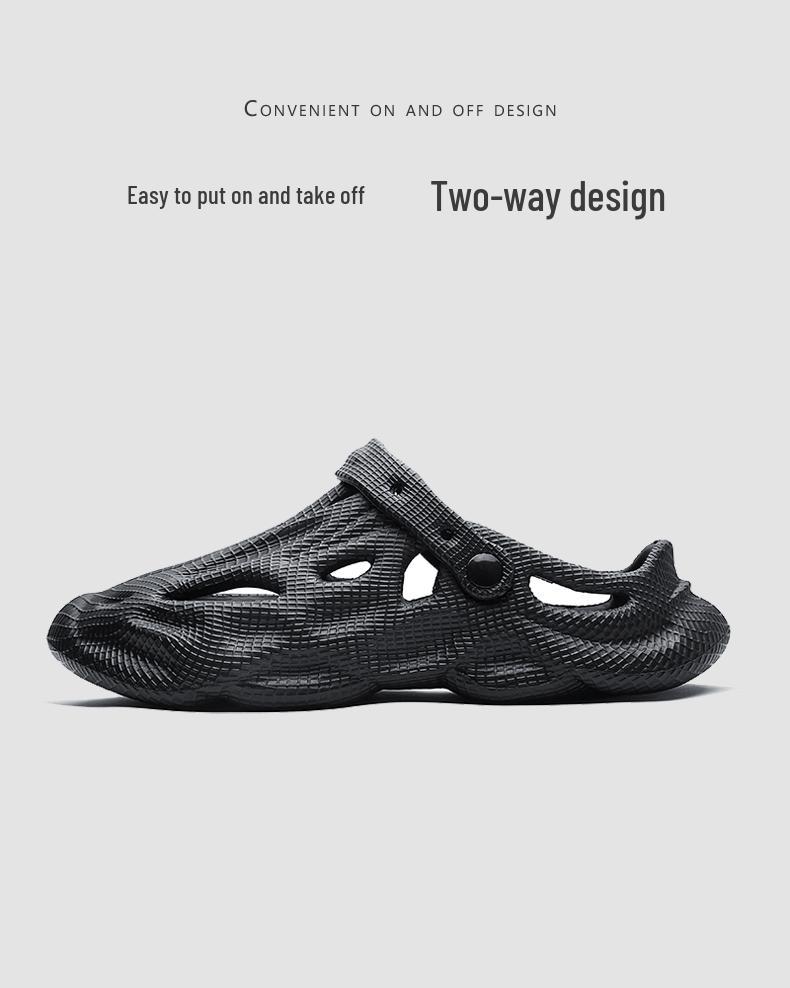 EVA Men's Summer Deformable Soft Sole Sandals: Outdoor Sports Slippers for Couples