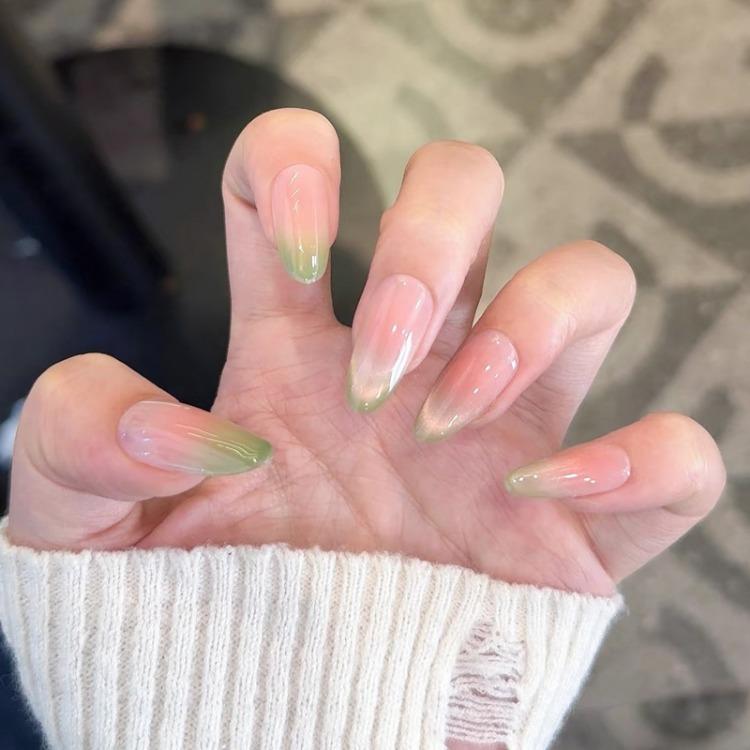 Wearing Nail Advanced Sense Spring and Summer Flash Diamond Butterfly Handmade Nail Piece Spice Girl Wearing Nail Piece