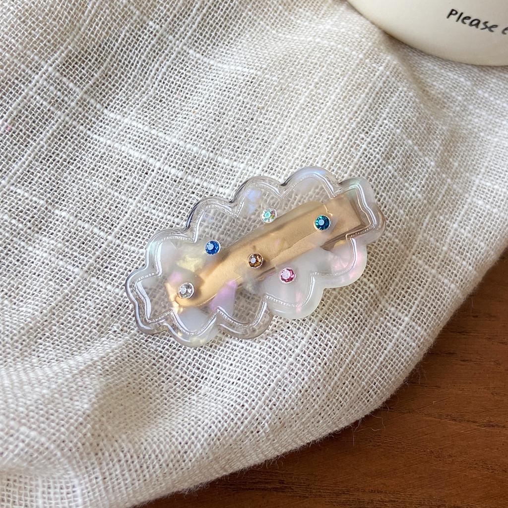 Chic Oval Design Colorful And Brown Duckbill Hair Clips For Stylish Hair Accessories