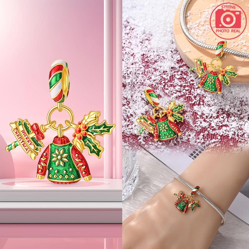 Рождественский Роман Ледяной Ботинок Подвеска Бусина Компонент Медь Металл Покрытый Разработан Для Браслета Бусины Компоненты Медь Металл Покрытый Аутентичный Оригинальный