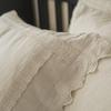 4/5Pcs French Vintage Bedding Sets 85% Cotton and 15% Linen Stitch Embroidery Double Bed Sheet Coverlet Quilt Cover Pillowcases
