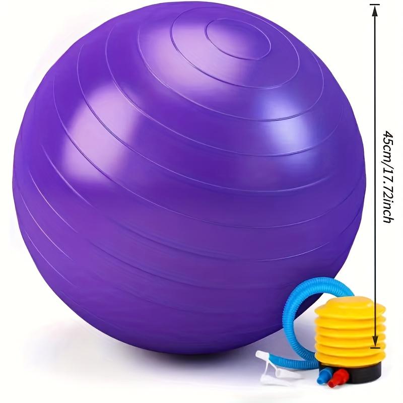 Heavy-duty fitness ball with pump - Super large inflatable yoga ball, large fitness ball, yoga fitness ball, fitness equipment фиолетовый