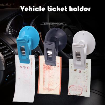 1 Pair Car Interior Window Clip Mount Black Suction Cap Clip Plastic Sucker Removable Holder For Sunshade Curtain Towel Ticket