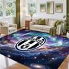 Juventus FC Design Kristall-Samt-Teppich Weiche Dekorationsmatte für Schlafzimmer-Eingang