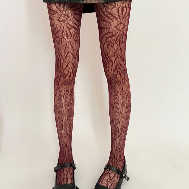 New Women's Tights Sexy Charming Mesh Women Bottom Pantyhose Fashion Fishnet Ladies Office Party Leggines Hollow Out Stockings