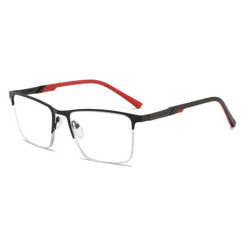 Anti-Blue Reading Glasses, Elderly Fashion Reading Glasses, Metal Men'S Optical Glasses 3066