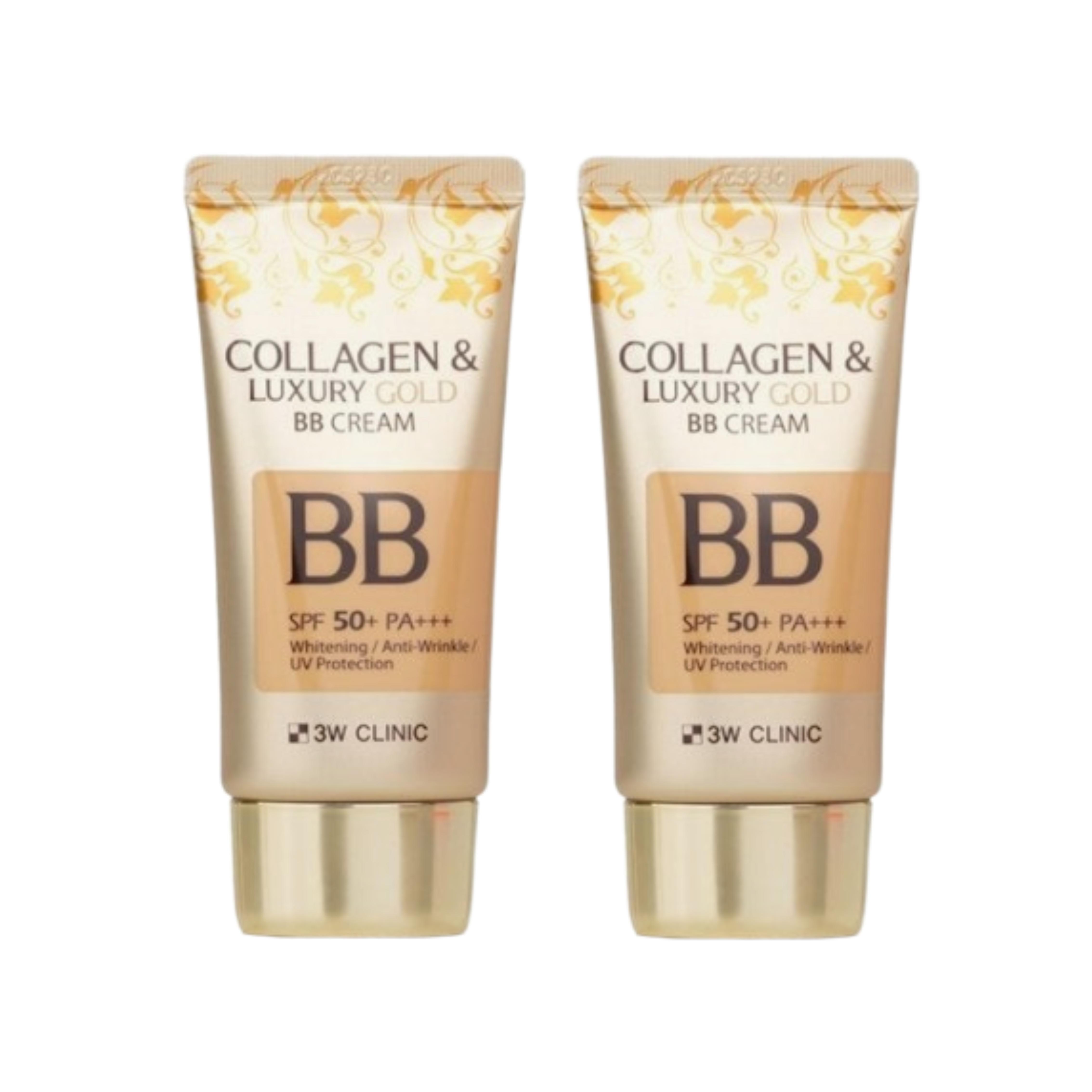 

3W CLINIC Коллаген и Роскошное Золото BB Крем SPF50+/PA+++ 50мл (3 Варианта) #2PCS