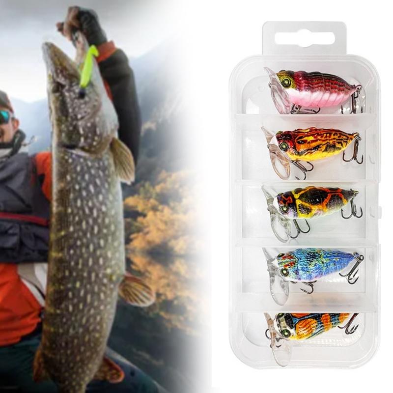 1.5Inch Fishing Lures Fishing Hard Baits Topwater Lures Trout Bass Fishing Lures