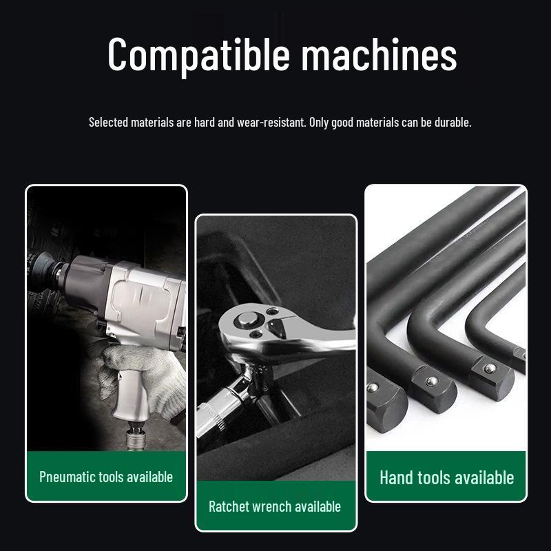 12-Point Star Pneumatic Air Gun Socket 1/2" Drive Quick Wrench Flower-Shaped Head.