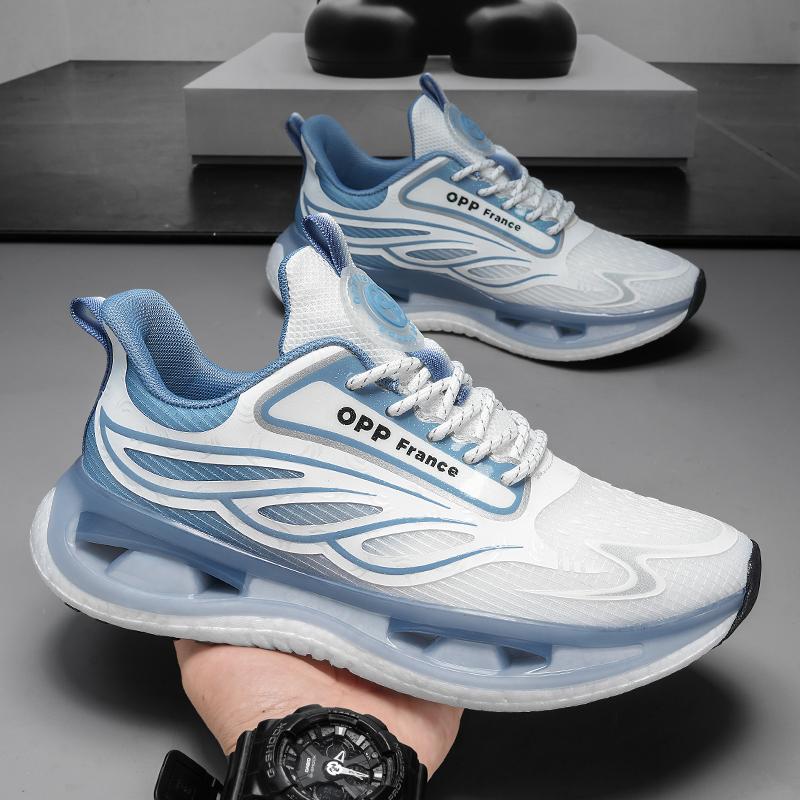 Running Shoes Men Fashion 2024 Luxury Design Mesh Comfortable Sneakers for Men Lace-up Breathable Male Tennis Shoes