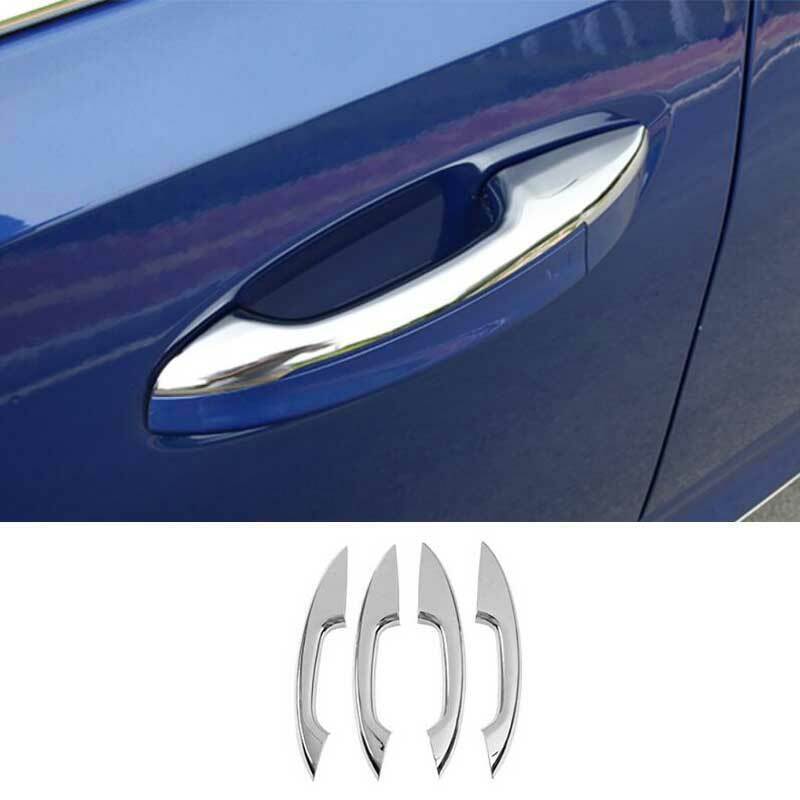 DX Chrome Steel Outside Door Handle Cover Trim 4PCS For Cadillac CT5 -