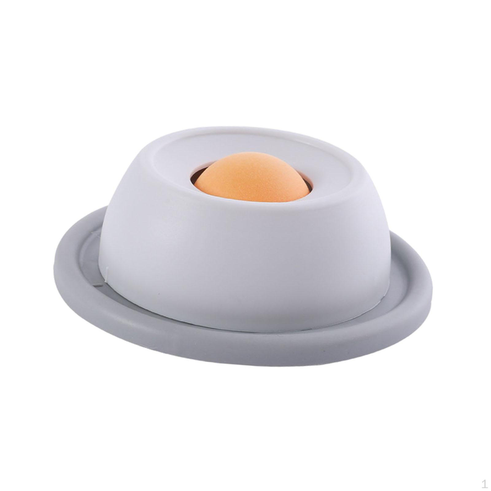 

A Slow-feeder Cat Feeder, Bite-resistant, Washable, , Practical Portable Feeder for Cats серый