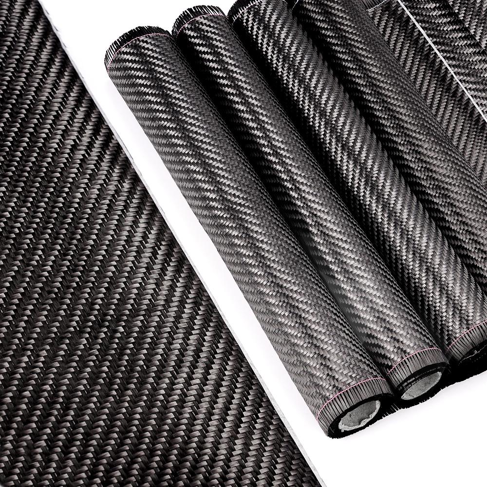 60/100/150/300cm  Carbon Fiber Cloth Twilled Fabric 30/50cm Wide 3K 200gsm 0.2mm Thickness  For Commercial Car Part Sport Equipm