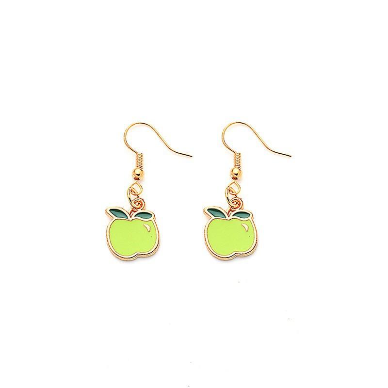 Summer Cherry Fruit Strawberry Series Personalized Alloy Drip Earrings Earrings Women
