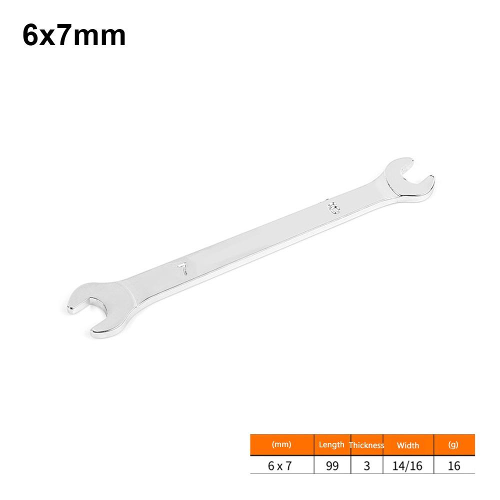 1Pcs 6-32mm Flat Wrench Tool Hi-Spec Double-end Fixed Spanner  Car Bicycle Repair Tool