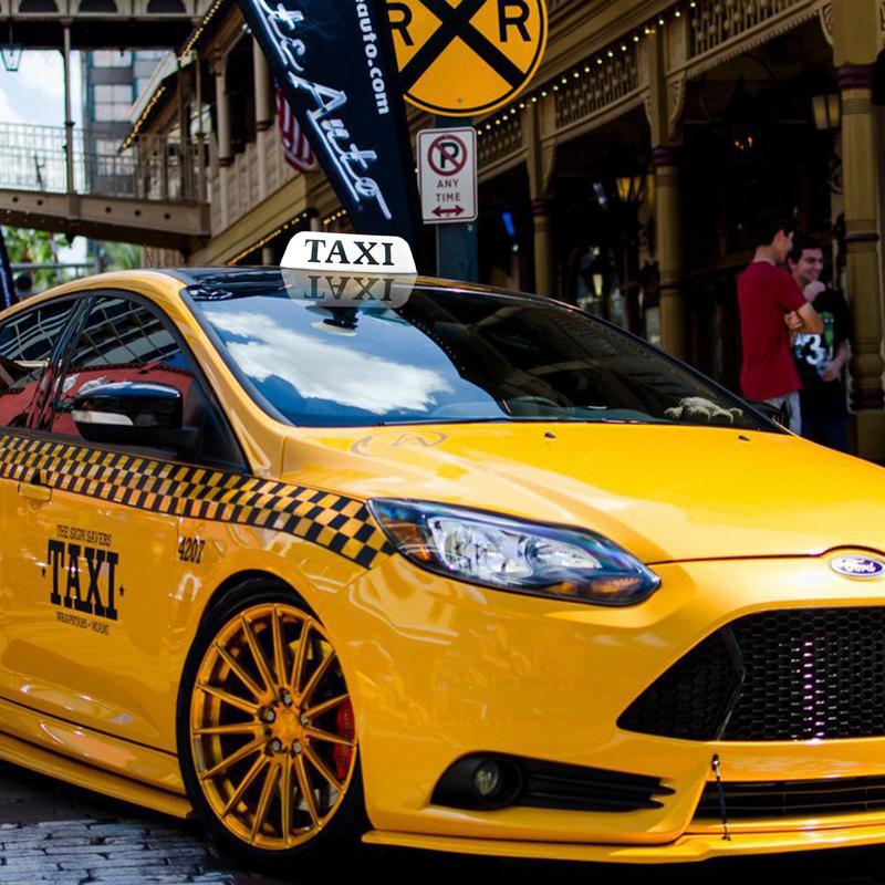 Taxi-Licht, Cab-Dachlicht, Vintage-Taxi-Dachschild, Retro-Taxi-Leuchtschild, helles Schild für Taxi, 12 V, Autodach-Taxischild