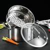 YiBo Multi-functional Stainless Steel Steamer Pot