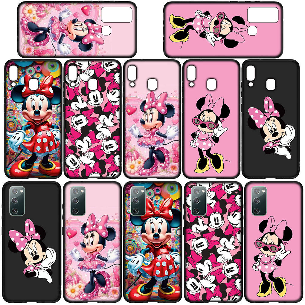 Phone Case for iPhone 17 16 15 Plus XR Huawei P30 P20 Lite Redmi Note 14 12 11 13 Pro Max OPPO A60 A80 A40 A18 A38 A54 A16 Minnie Comics Mouse Cover