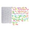Large English Alphabets Earrings Silicone Epoxy Resin Mold DIY Keychain Pendant Jewelry for Luggage Tags Bag Accessories