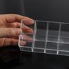 Clear 12 Grid Lipstick Stand Case Makeup Organizer Storage Box Lipstick Display Stand Holder Cosmetic Jewelry Organizer Box