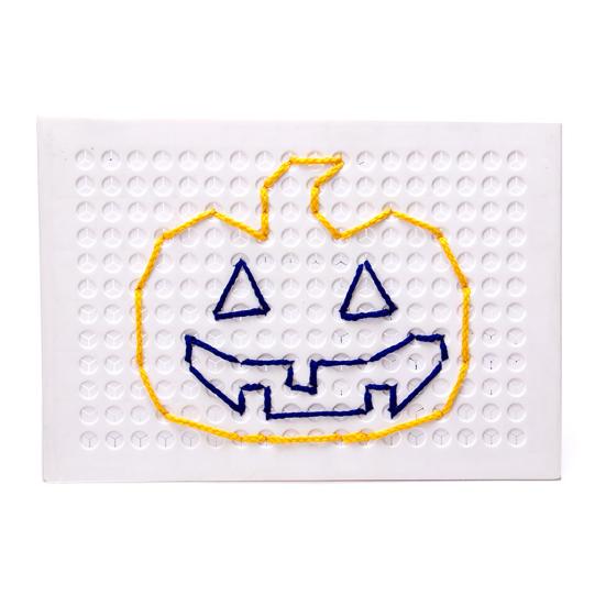 Kids Threading Board with Pens Laces Fine Motor String Weaving Drawing Board Toddlers Boys Girls Stitch Grid DIY Lacing Board Toy