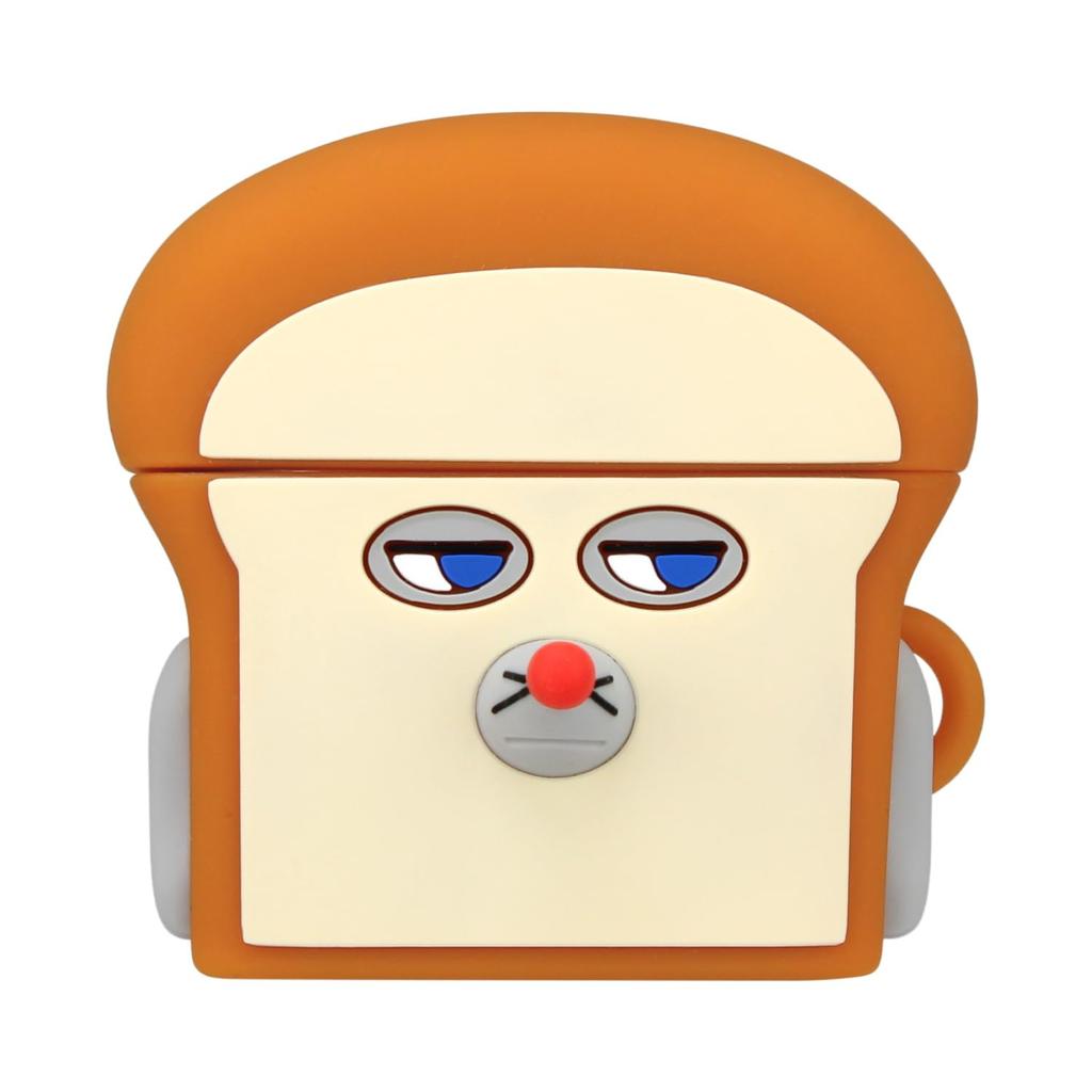 Gourmandise Bread Thief AirPods 4 Compatible Silicone Case Bread Thief KPD-06A
