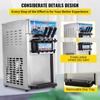 Commercial Ice Cream Machine 18L/H 1200W Countertop Soft Serve Maker