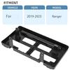 Front Plate Installation Bracket KB3Z17A385A, Black Plastic License Plate Mount for Direct Replacement and Part Reference Review Service