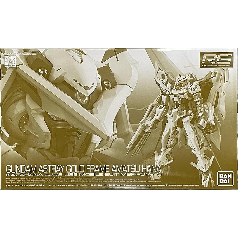 

BANDAI SPRITS RG 1/144 Gundam Astray Небесная золотая рамка (Амацу) Хана