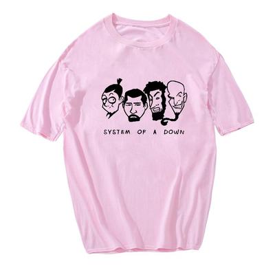 System Of A Down Metal Band Graphic T-shirt Unisex Hipster Loose Streetwear Aesthetic T Shirt Vintage Summer Tops Tee Unisex Clothing
