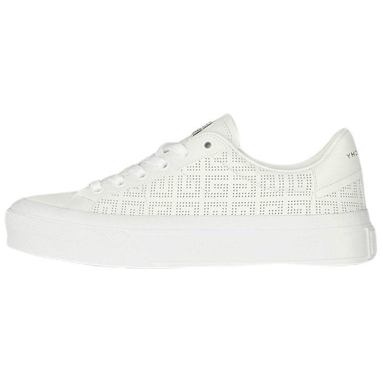 Givenchy City In 4G White White Perforated Jacquard Women's BE0027E19X-100