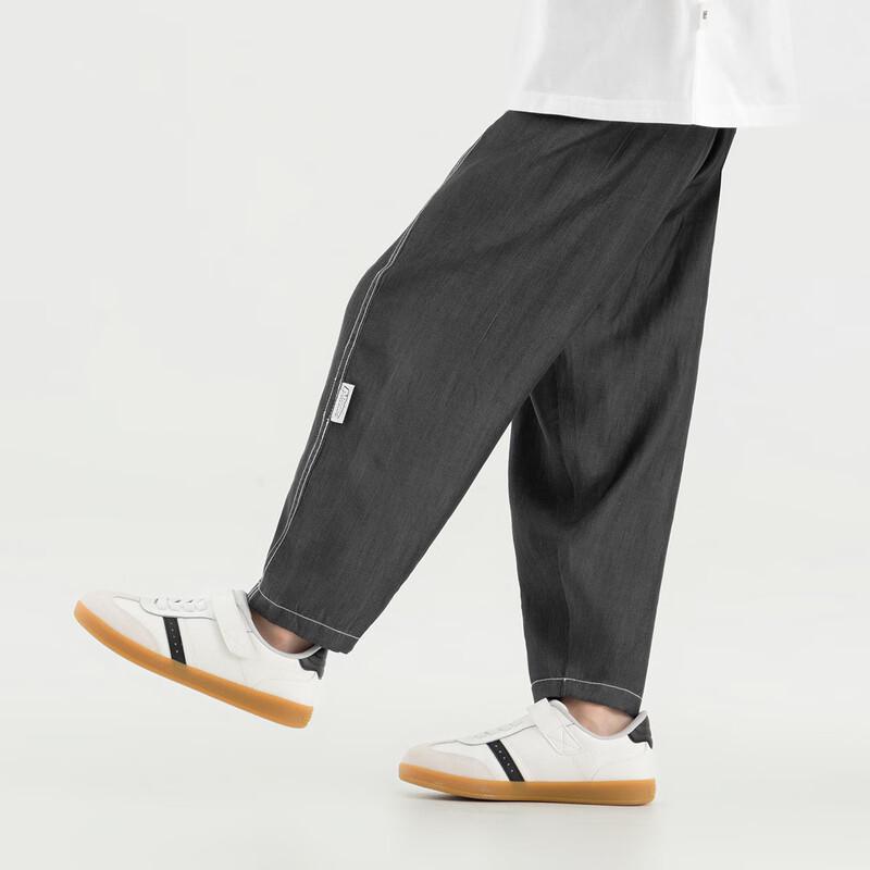 Boys' 2025 Summer Lyocell Denim-Look Casual Long Pants