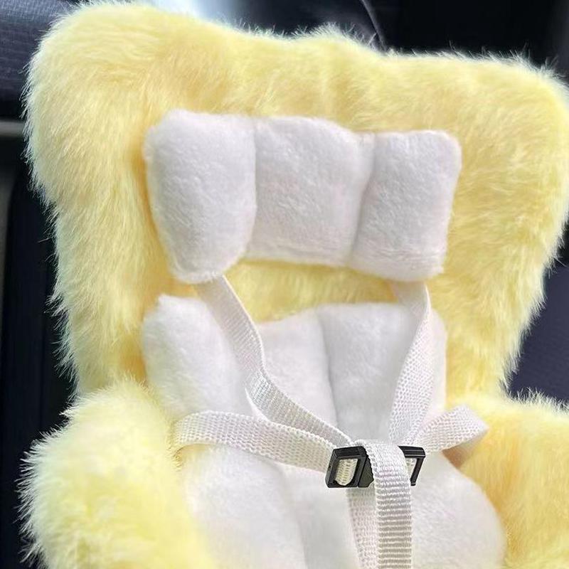 Suitable For 17 Cm Cute Lab Cloth Pendant Car Safety Seat Car Air Outlet Decoration Car Interior Decoration Aromatherapy